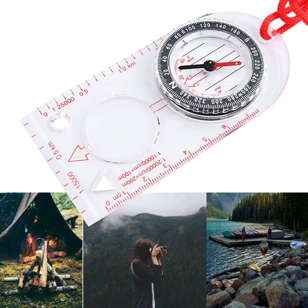 Placa de base de orientação, b - Compass Lensatic avaliação e preço
